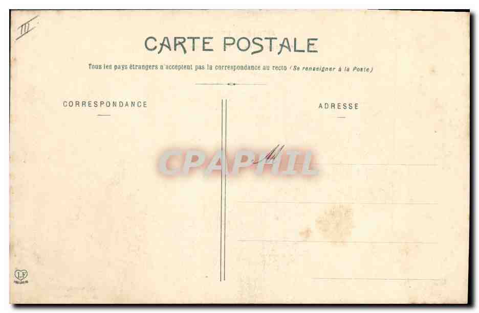 CPA Militaria Artillerie de Cote Canon de 27mm — Verso
