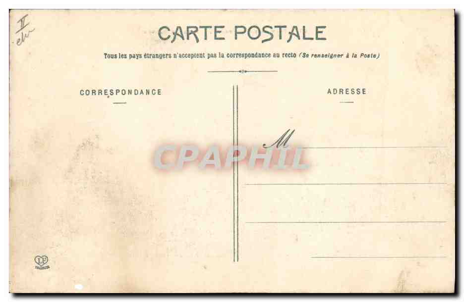 CPA Militaria Service en campagne Mise en batterie  — Rückseite