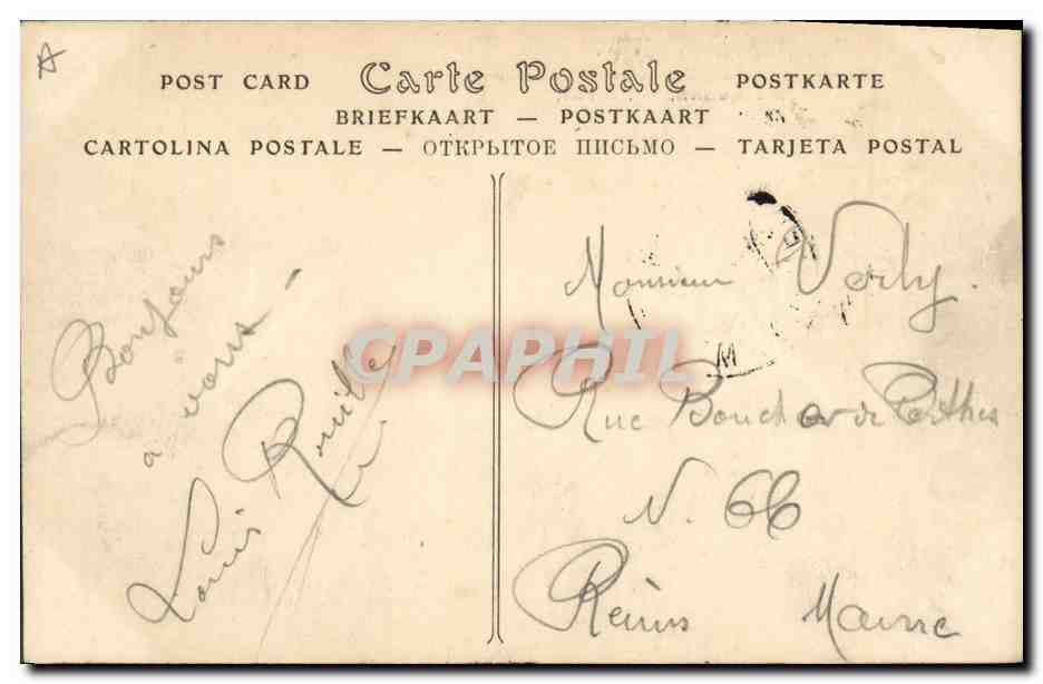 CPA Militaria Camp de Chalons Attaque d'une position en terrain decouvert par l'infanterie  — Rückseite