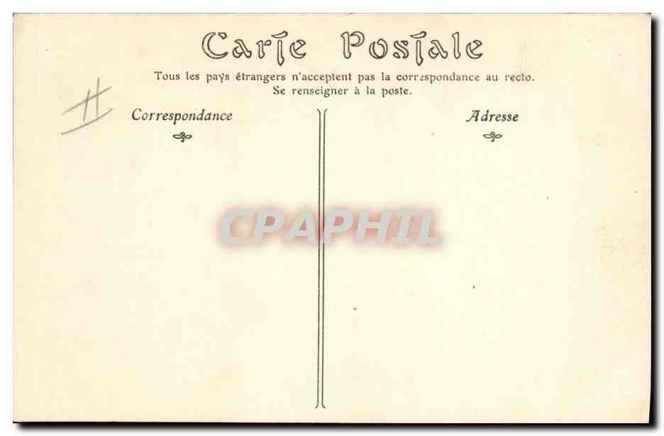 CPA Militaria 104eme Regiment d'infanterie Cercle des soldats  — Verso