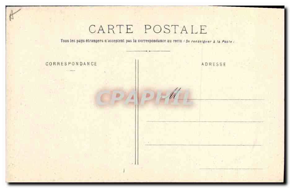 CPA Folklore Normandie Mauvaise peche  — Verso