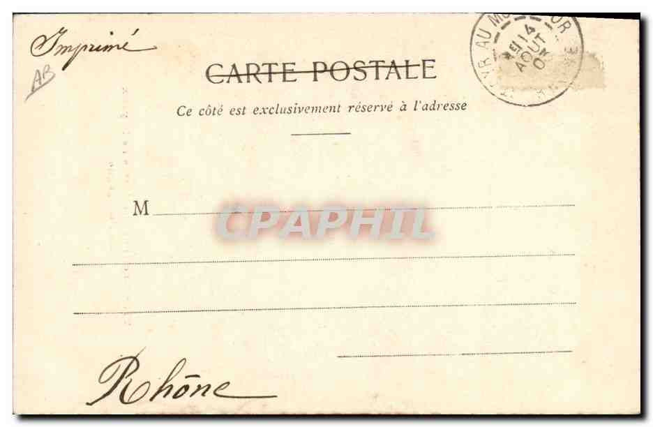 CPA Folklore Anciennes coiffures de Bayeux La Bourgogne  — Verso