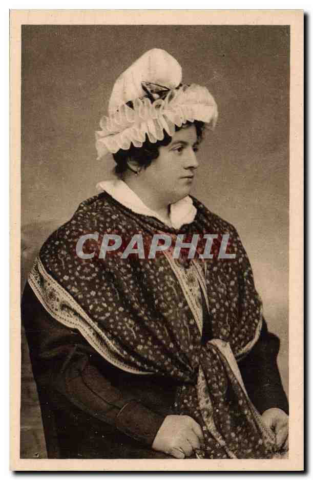 CPA Folklore Normandie Coiffe du Havre 