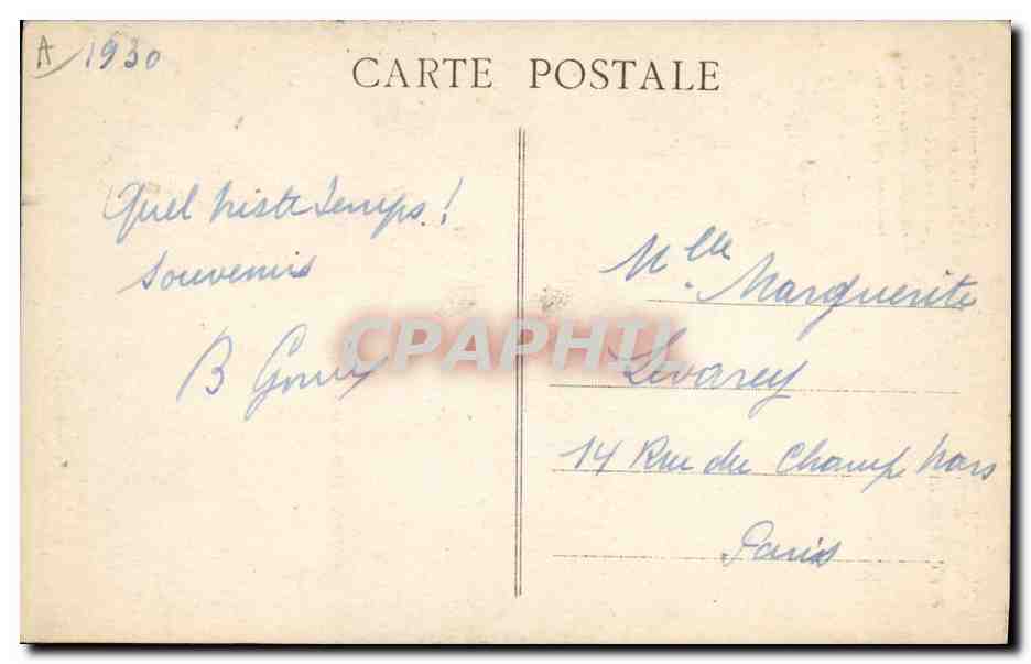 CPA Folklore Normandie Lanterne Falaise  — Verso