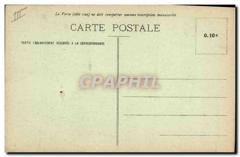 CPA Folklore Normandie Femme — Verso