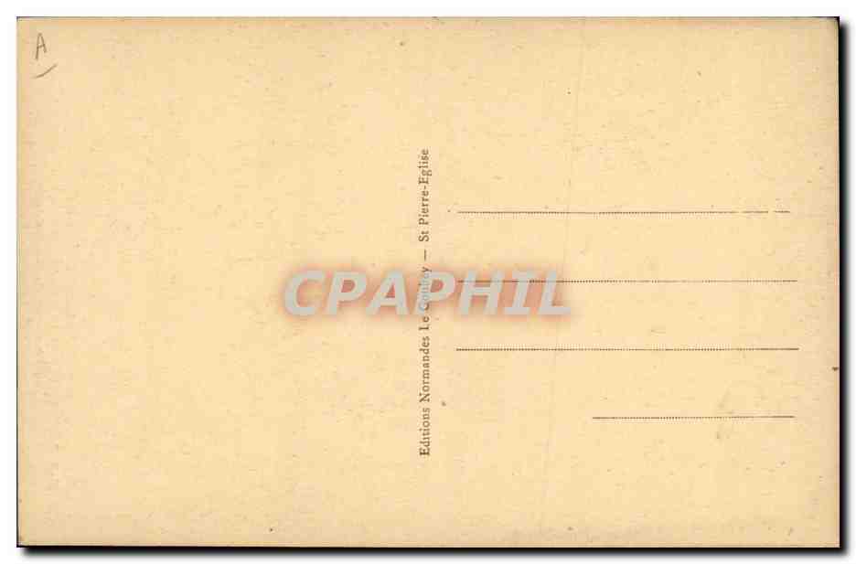 CPA Folklore Normandie Le Pied de Cauche  — Verso