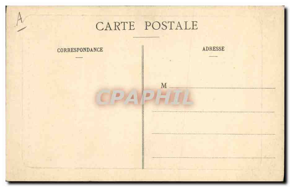 CPA Folklore Normandie Costume d'Avranches  — Verso