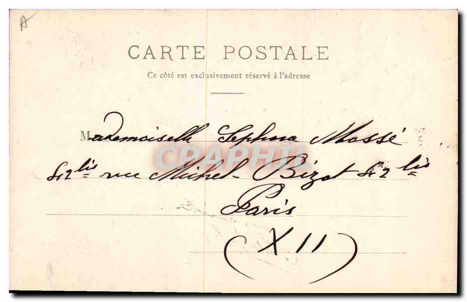 CPA Folklore Normandie Honfleur — Rückseite