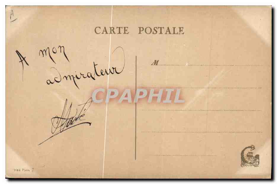 CPM Cinema Mr Mathe dans le role de Roger de Tremeuse — Rückseite