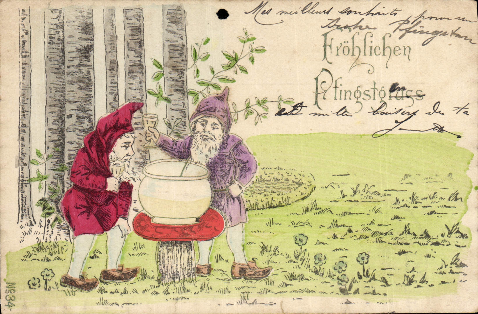 CPA Lutin Fantaisie