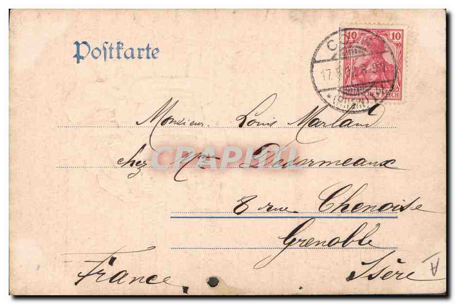CPA Lutin Fantaisie — Verso