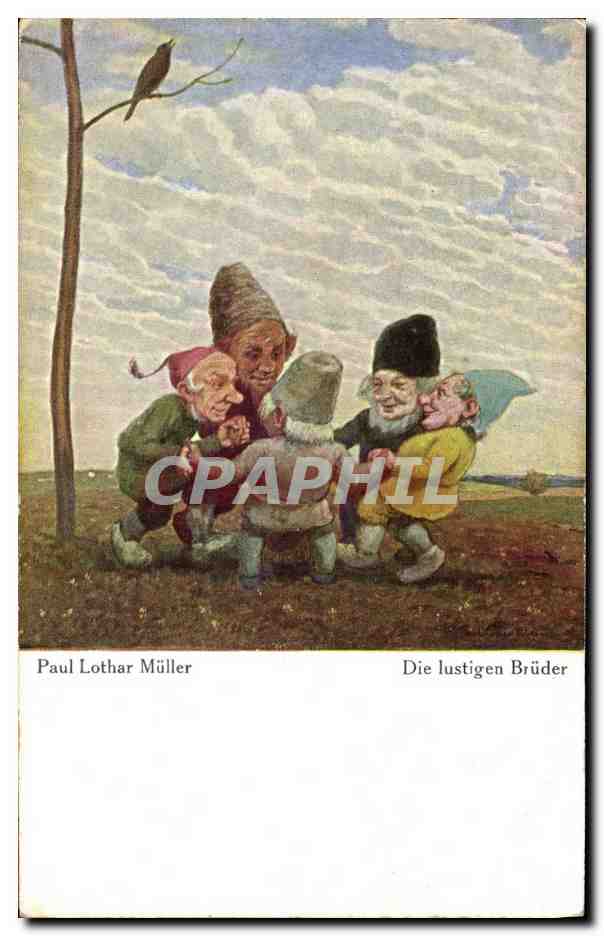CPA Lutin Fantaisie Paul Lothar Muller