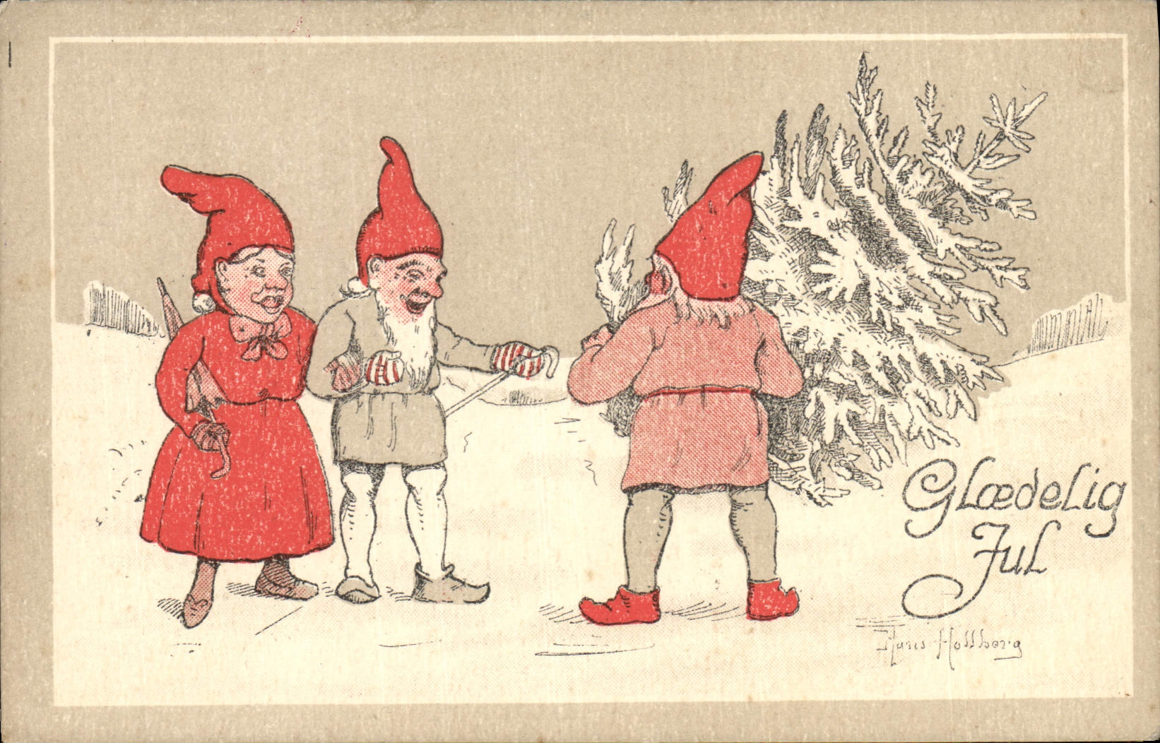Gnoms enneigés — Glaedelig Jul — Hans Hollborg