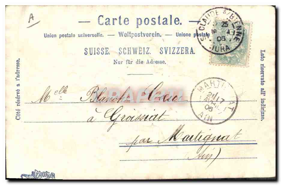 Gnome et poussin — Pâques — éditeur inconnu, n°1913 — Verso