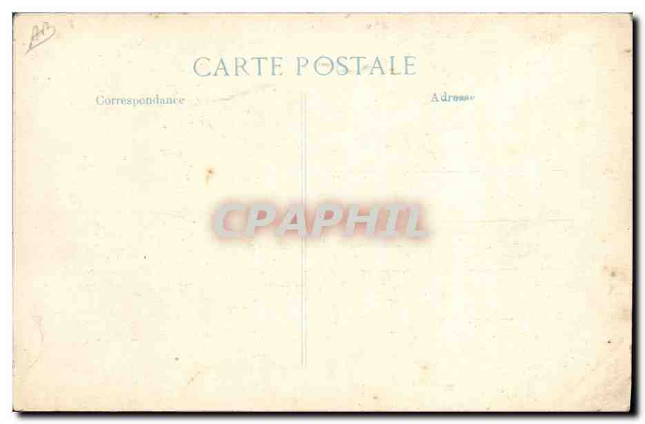 Barcy — Le Bureau de poste détruit par les Allemands — 7me Série — Verso