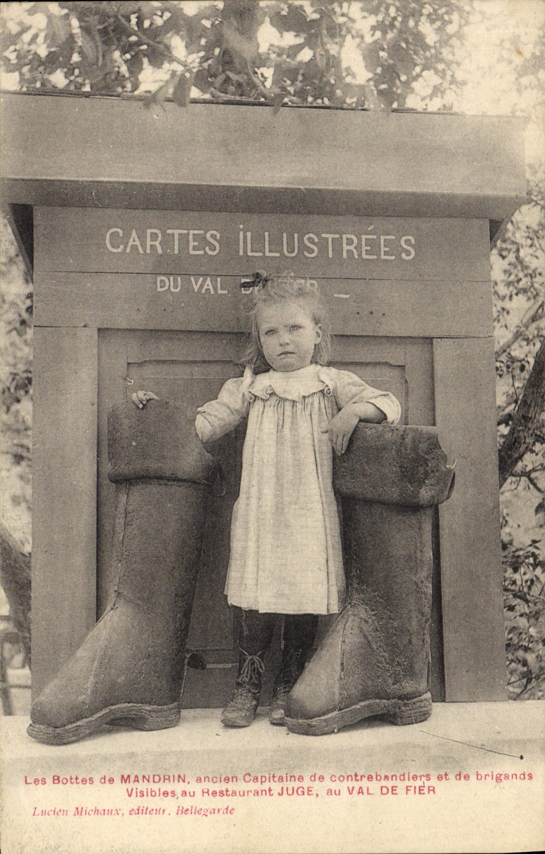 Les Bottes de Mandrin — ancien Capitaine de contrebandiers et de brigands — Lucien Michaux, éditeur, Bellegarde