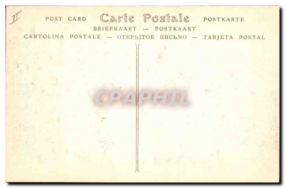CPA Moulin a vent Paris Bois de Boulogne La grande crue de la Seine Janvier 1910 Le moulin de Longchamp  — Rückseite