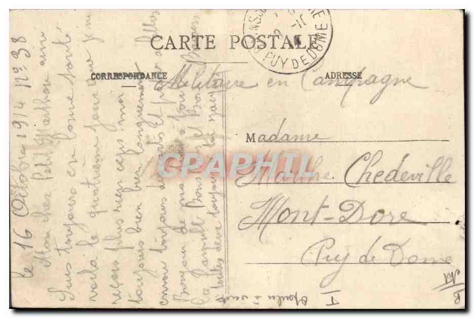 CPA Moulin a vent Estrees St Denis Le moulin brule — Reverso