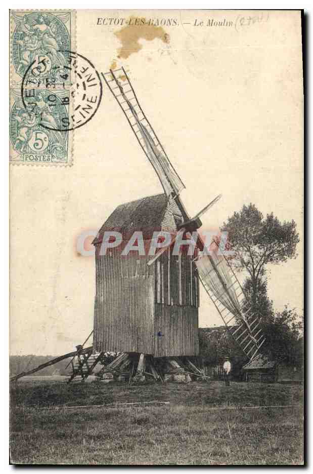 Ectot-les-Auxons — Le Moulin — Éditeur non visible, n° de série non lisible