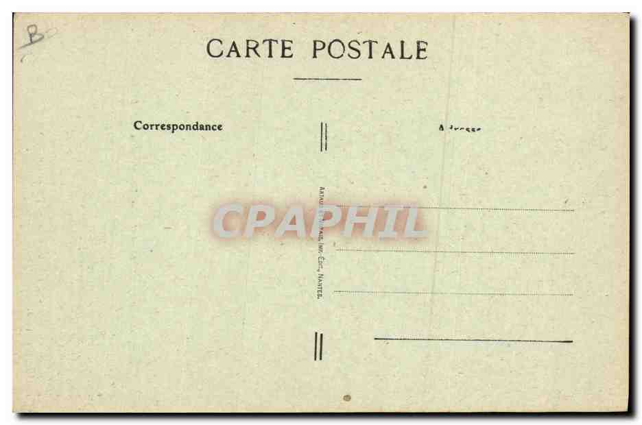 Guerande (L'Inf.) — Le Moulin du Diable, près l'Étang de Créméur — Éditeur Nantes — Reverso