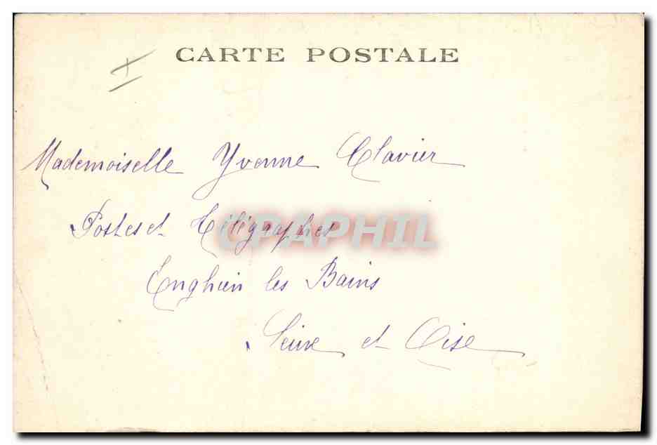 CPA Moulin a vent  — Rückseite