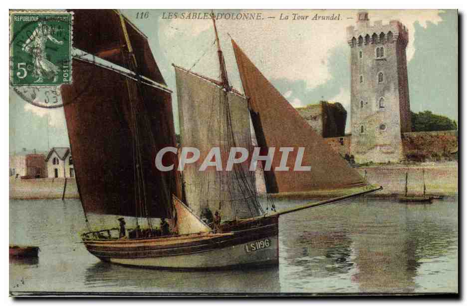 Les Sables-d'Olonne — La Tour Arundel — Éditeur : L. S. 1196
