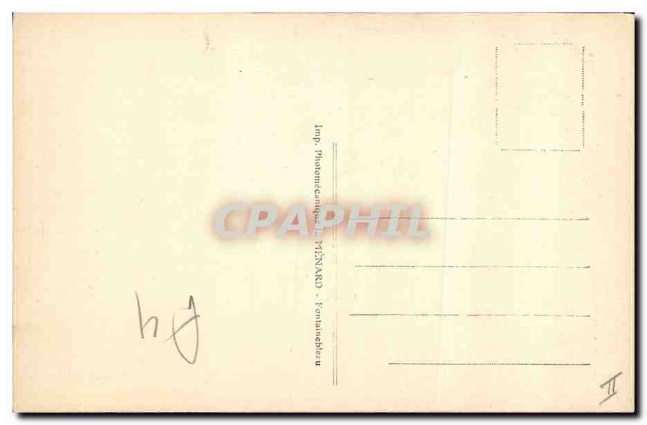 CPA Napoleon 1er Josephine — Verso