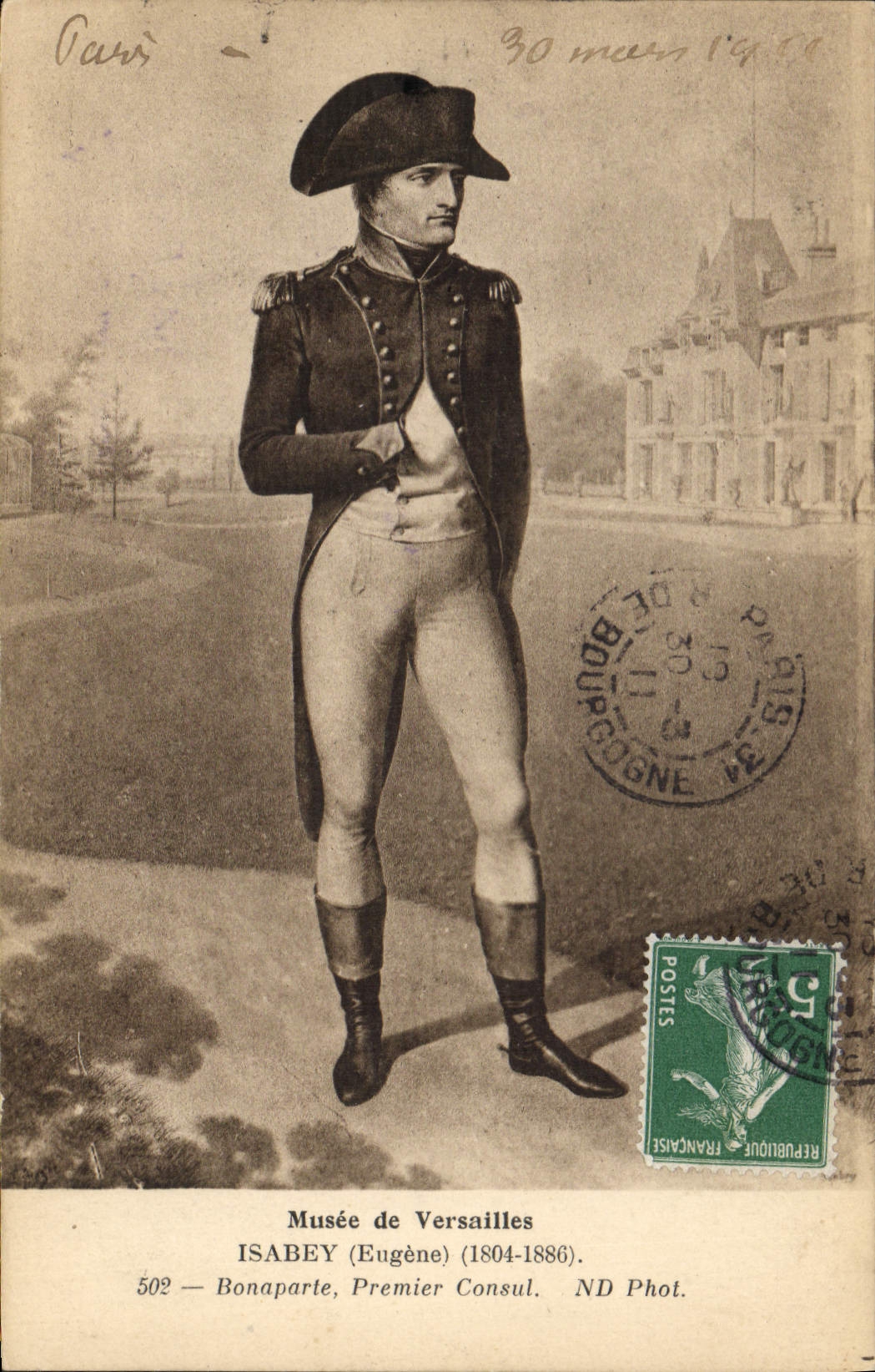 CPA Napoleon 1er Musee de Versailles Isabey Bonaparte Premier Consul