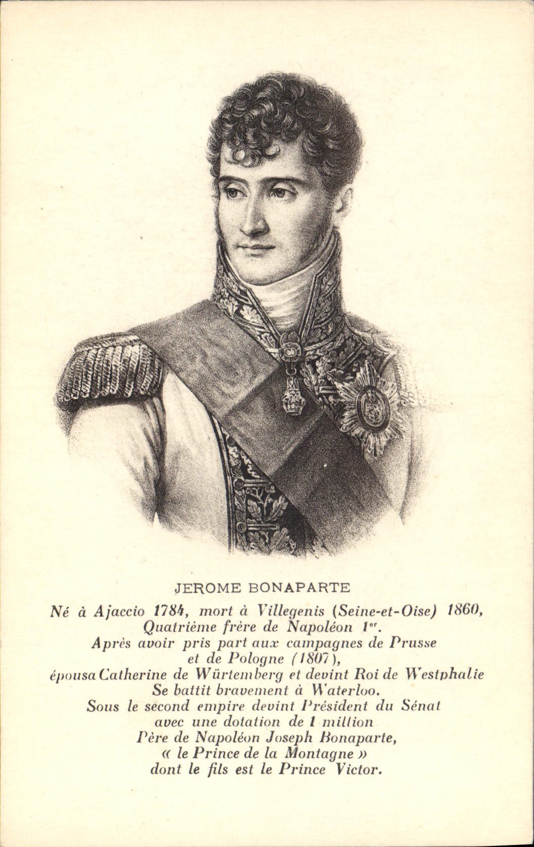 CPA Napoleon 1er Jerome Bonaparte 