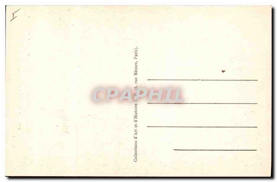 CPA Napoleon 1er Hortense Reine de Hollande — Rückseite