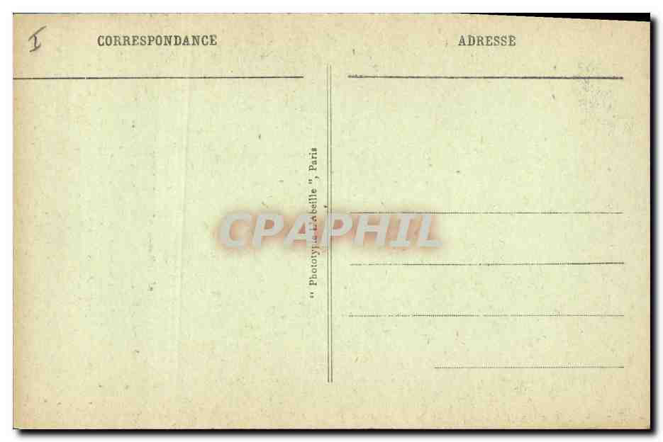 CPA Napoleon 1er Reine Hortense Hollande — Rückseite