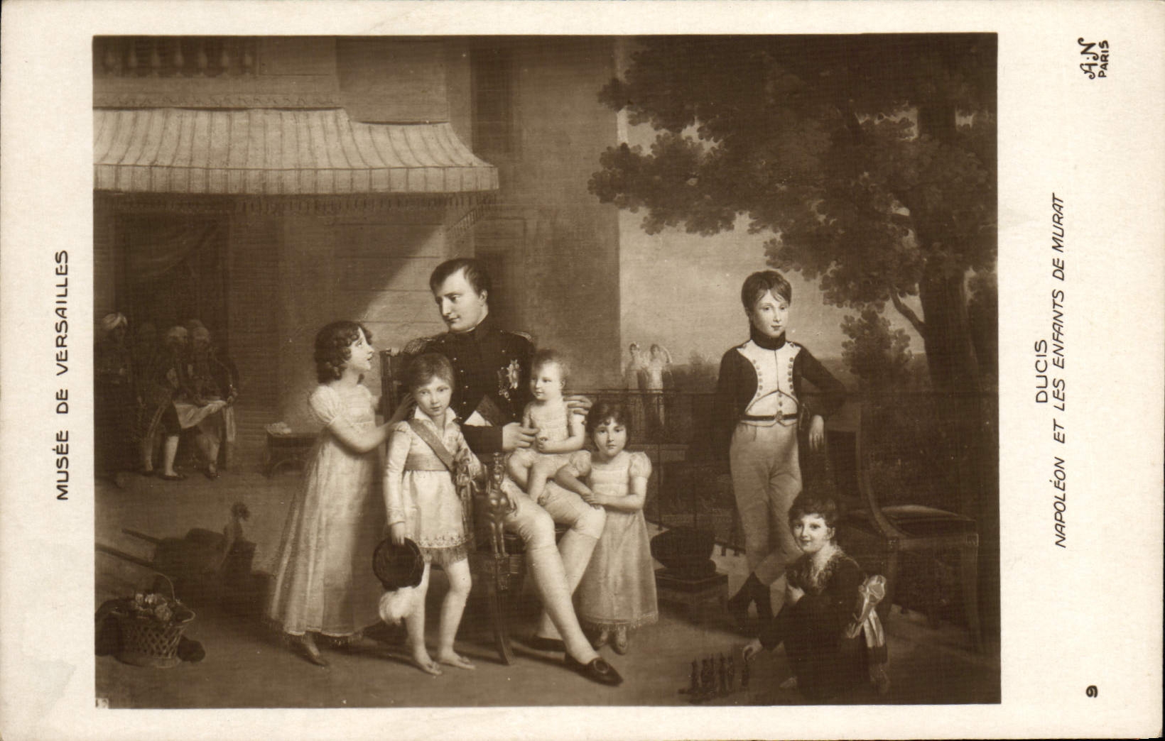 CPA Napoleon 1er Ducis et les enfants de Murat Musee de Versailles