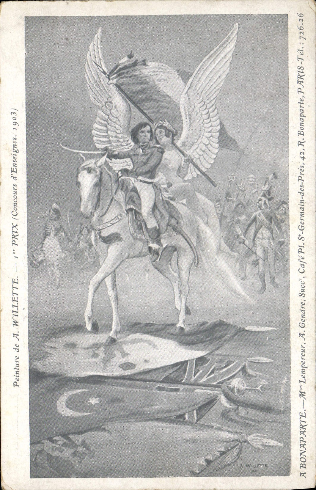 CPA Napoleon 1er Bonaparte Willette 