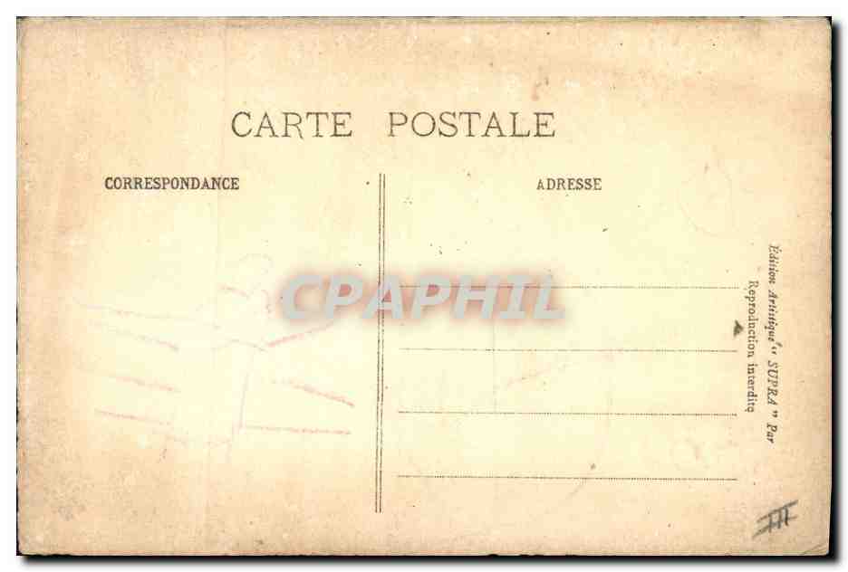 Napoléon Ier — portrait d'après Charlet — édition SUPRA — Achterkant