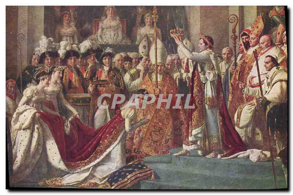 CPA Napoleon 1er David Le sacre Musee du Louvre Paris