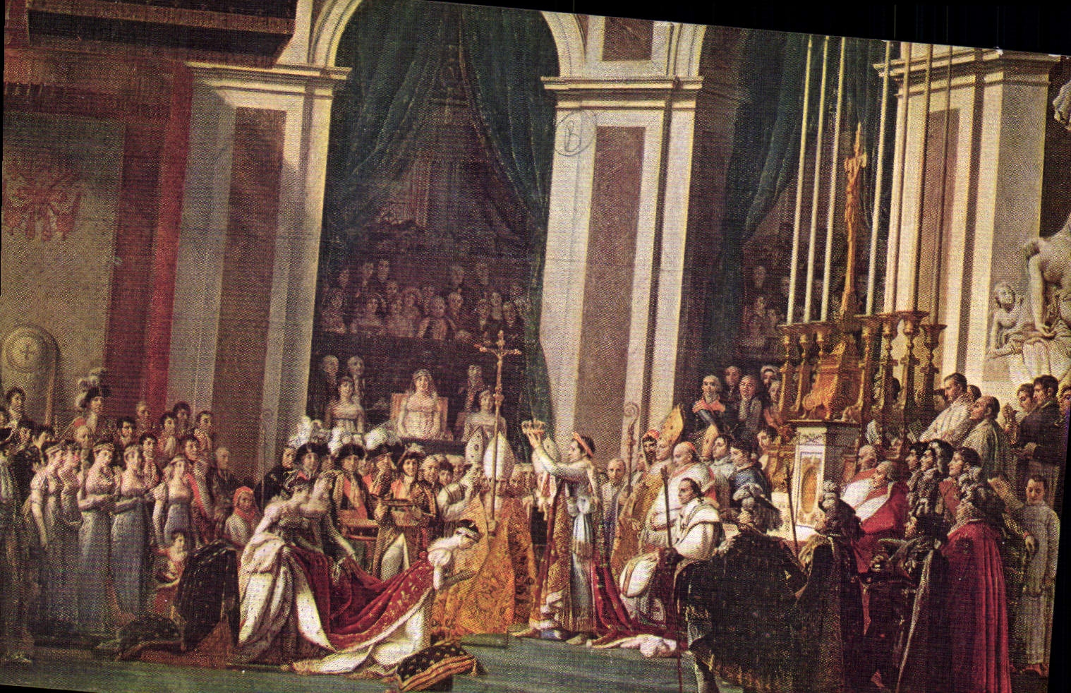 CPA Napoleon 1er David Le sacre