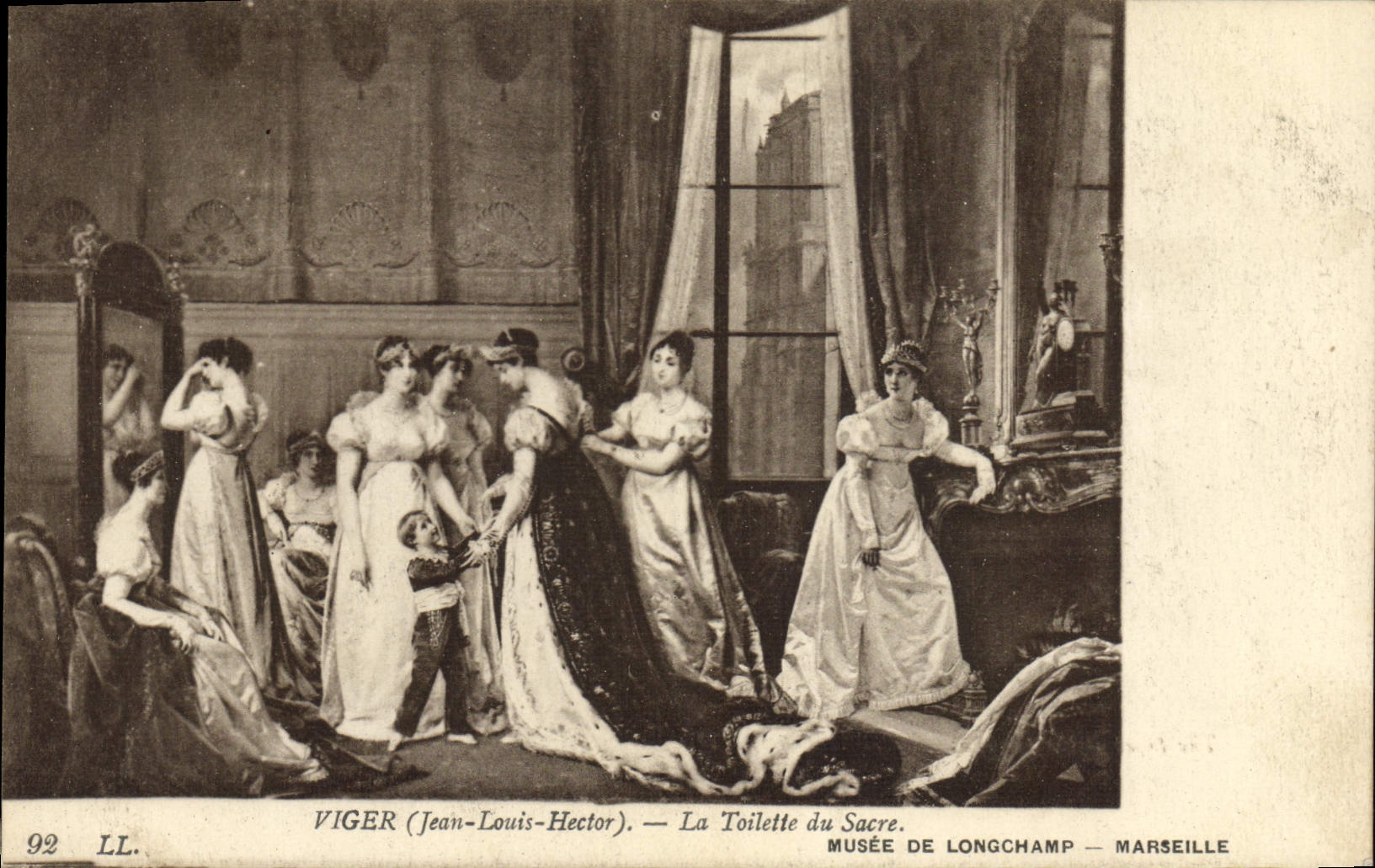CPA Napoleon 1er Viger La toilette du sacre Musee de Longchamp Marseille