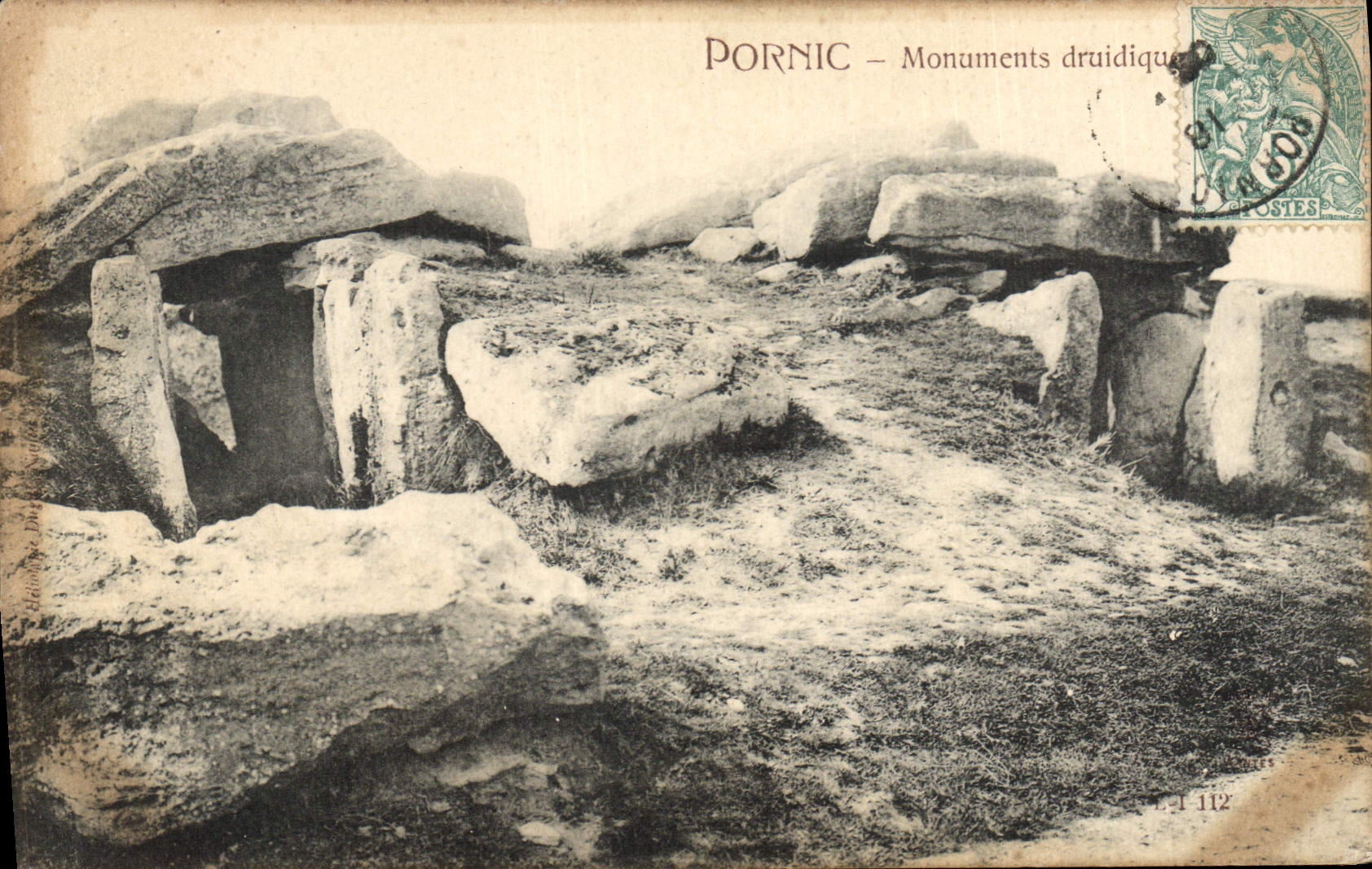 CPA Dolmen Menhir Pornic Monuments duidiques 