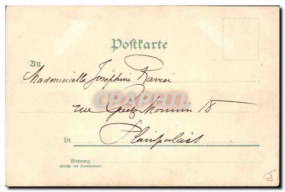 CPA Fantaisie Illustrateur Femme — Rückseite