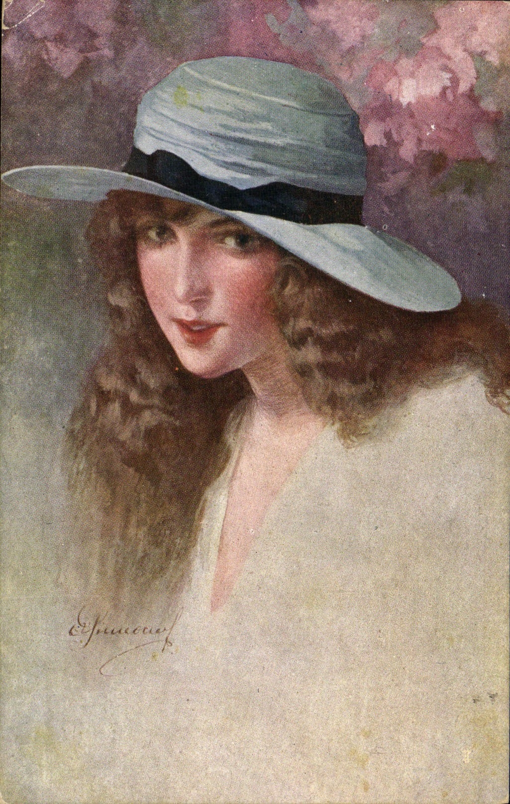 CPA Fantaisie Illustrateur Femme