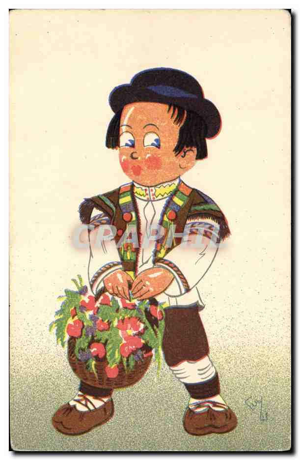 CPA Fantaisie Illustrateur Enfant