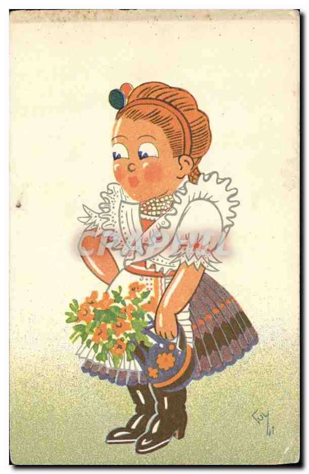 CPA Fantaisie Illustrateur Enfant