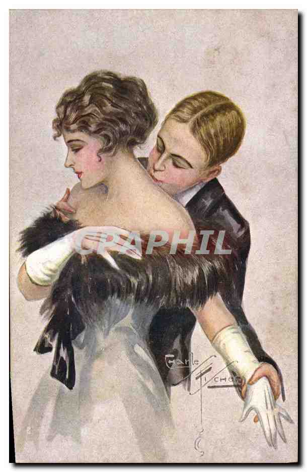 CPA Fantaisie Illustrateur Femme