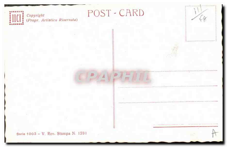 CPA Fantaisie Illustrateur Femme Perroquet — Rückseite