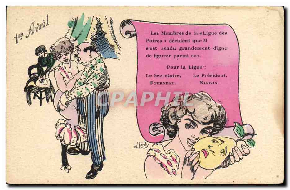 CPA Fantaisie Illustrateur Femme Les membres de la ligue des Poires