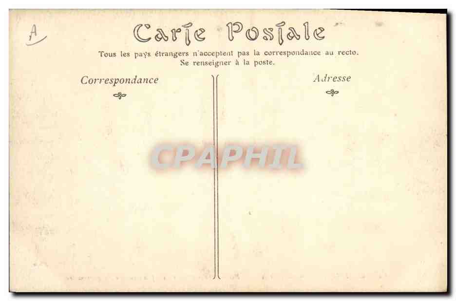 CPA Militaria Camp de Chalons Ecoles a feu Pointage d'une piece de 95 au moyen d'un goniometre — Rückseite