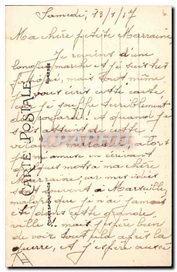 CPA Militaria Camp de Mailly Entree du camp La route principale — Rückseite