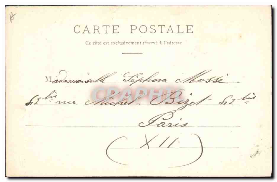 CPA Folklore Normandie Bolbec en Caux — Verso
