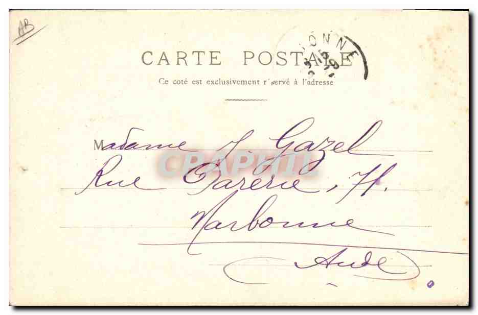 CPA Folklore Normandie Bayeux — Verso