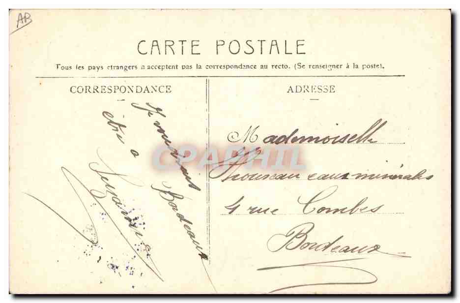 CPA Folklore Normandie Bayeux — Verso